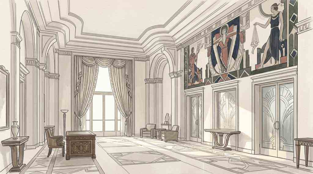 建物公開展で自然光が入る館内のイメージ