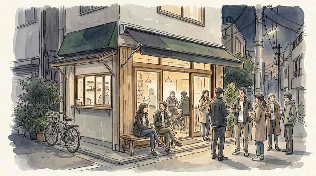 NIGOと片山正通が手がけたコンビニの未来を描いた建築スケッチ、街に開かれた店先