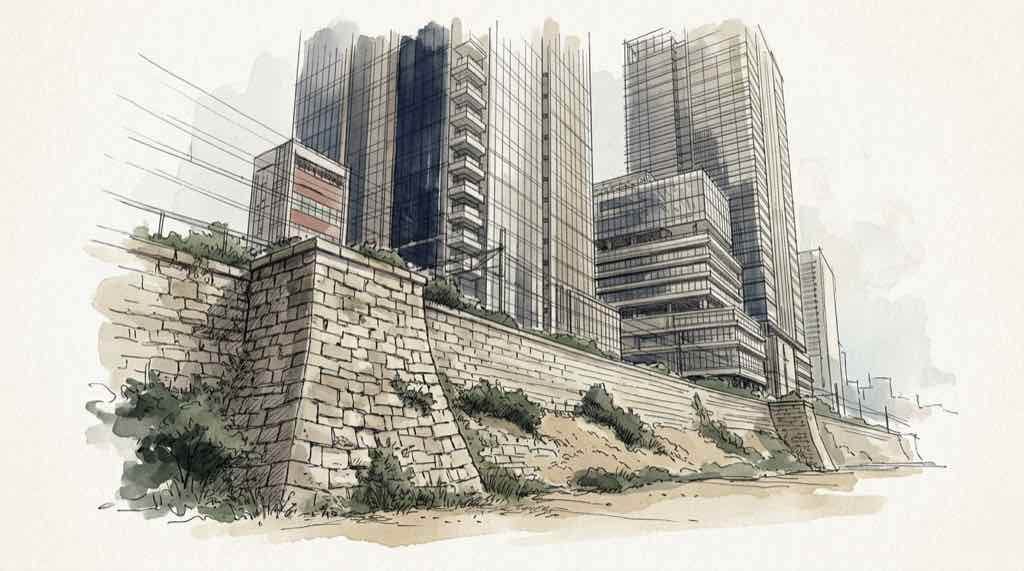螺旋状の外観に木と緑をまとったMoN Takanawaの建築イメージ